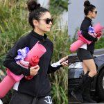 Vanessa Hudgens leaves the gym