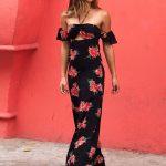 maxi-black-floral-dress-street-style